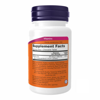 VIT D-3 1000 IU Chewable Fruity - 180 loz