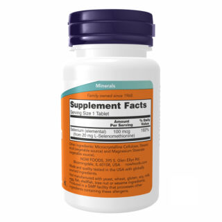 Selenium 100mcg - 250 Tabs
