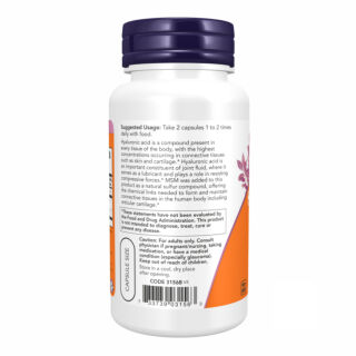 Hyaluronic Acid 50 mg - 60vcaps