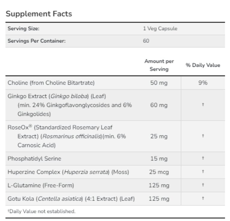 Brain Elevate - 60 vcaps