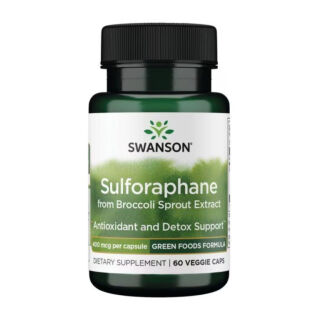 Sulforaphane from Broccoli Sprout Extract 400 mcg - 60veg caps