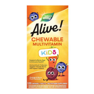 Alive! Children's Chewable Multivitamin - 120 tabs Orange and Berry