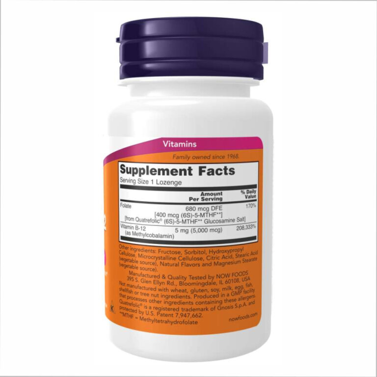 Methyl B-12 5000mcg - 60 lozenges