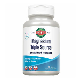 Magnesium Sustained Release Triple Source 500mg - 100 tabs