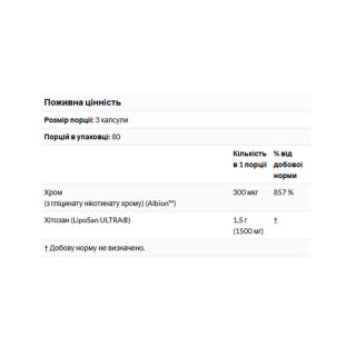 Chitosan Plus 500mg - 240 vcaps