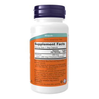 Chromium Picolinate 200 mcg - 250 caps