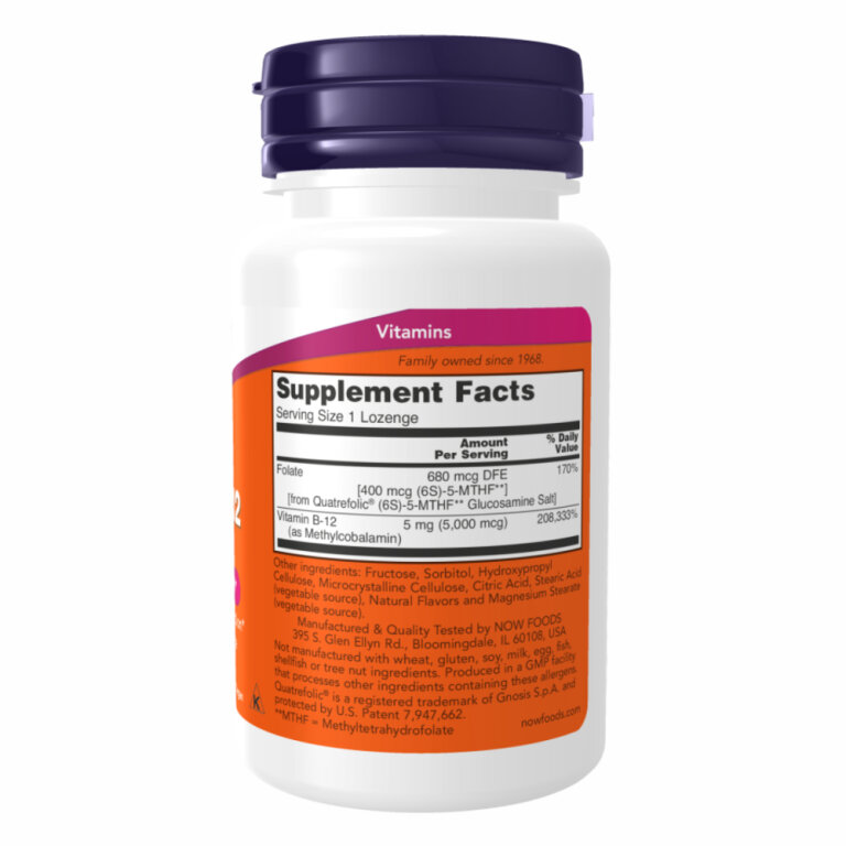 Methyl B-12 5000mcg - 120 lozenges