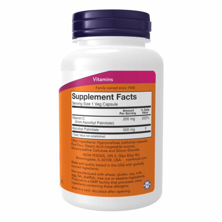 Ascorbyl Palmitate 500 mg - 100 vcaps