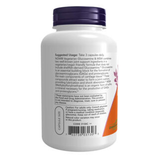 Veg Glucosamine & MSM 500/500 - 120 vcaps