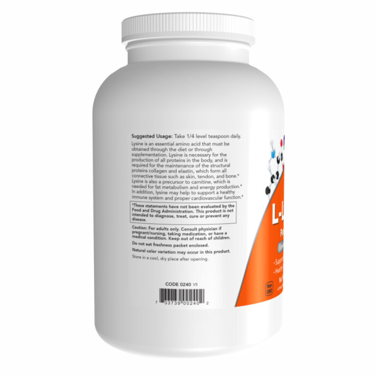 L-Lysine Powder - 454g