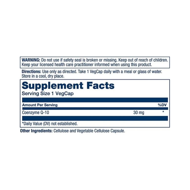 Pure CoQ10 30mg - 60 vcaps