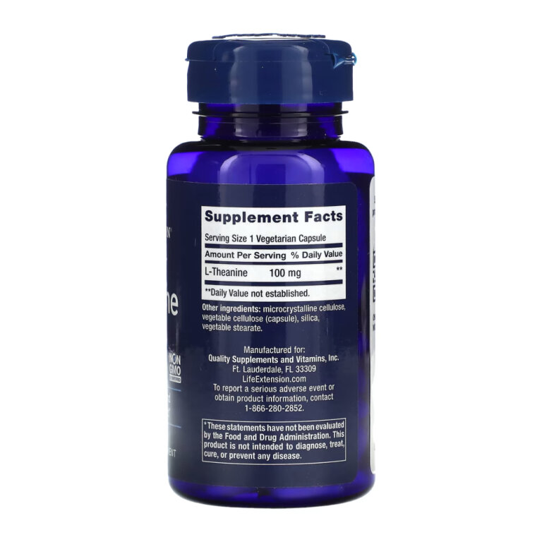 L-Theanine 100 mg - 60 vcaps