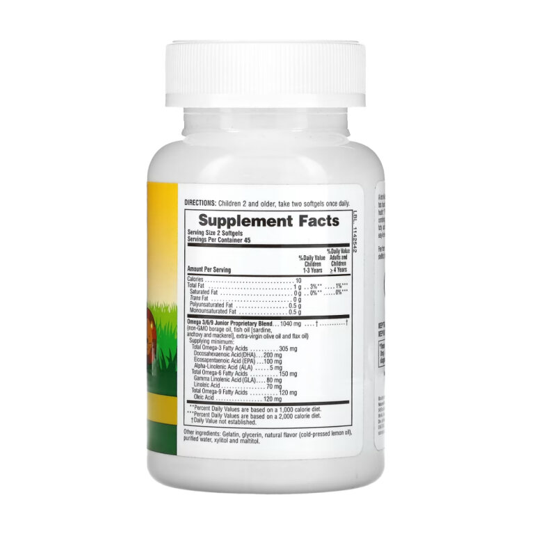 Kids Omega 3 6 9 - 90 softgels