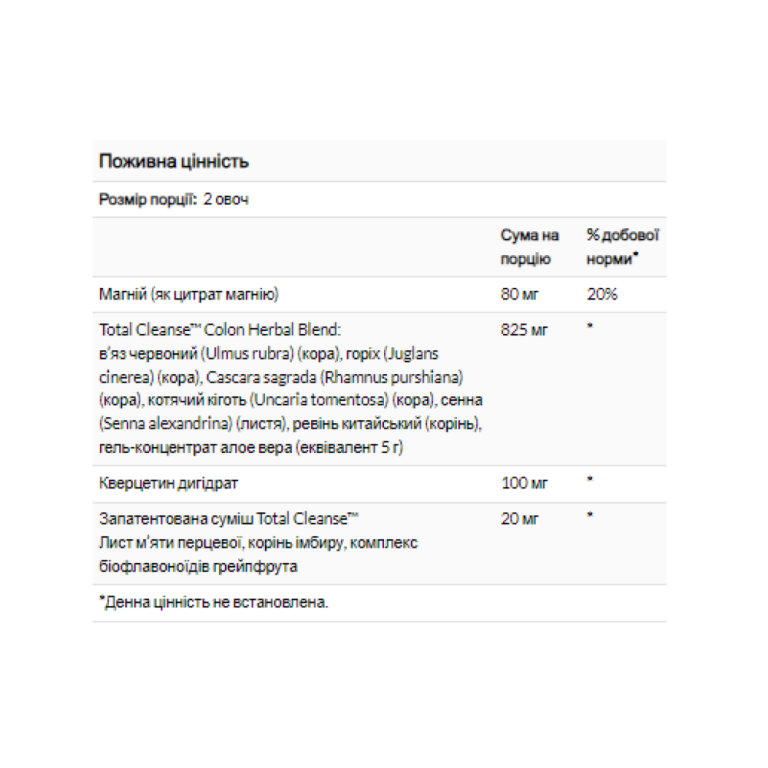 Total Cleanse Colon - 60 caps