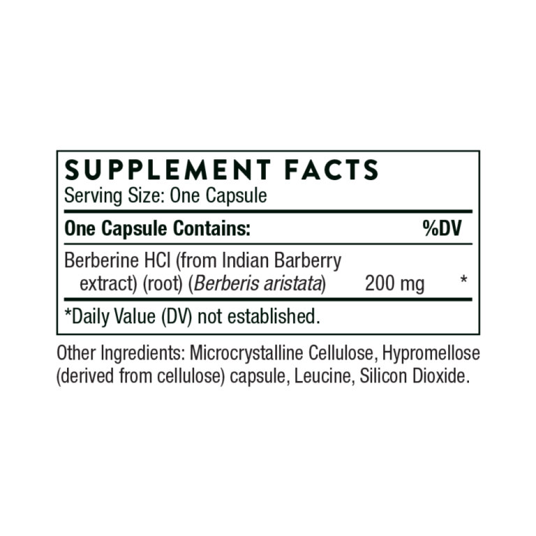 Berberine 200 mg (formerly Berbercap) - 60 caps