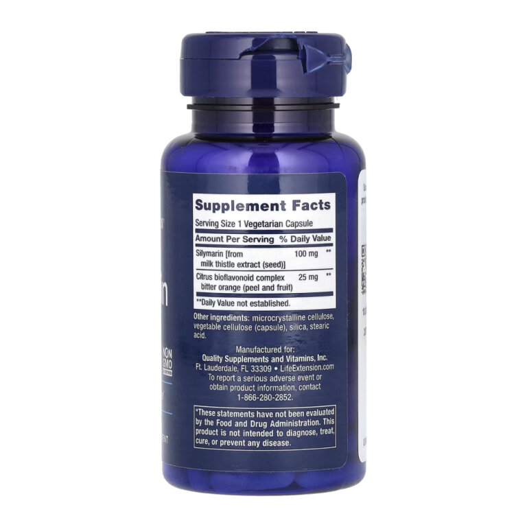 Silymarin	100 mg - 90 veg caps