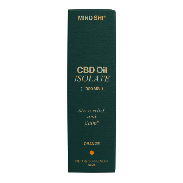 CBD Oil Isolate 1000 mg Orange - 10 ml