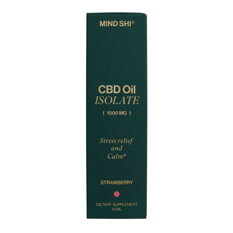 CBD Oil Isolate 1000 mg Strawberry - 10 ml