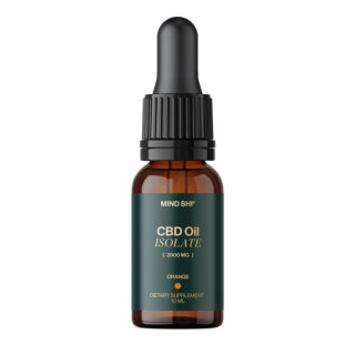 CBD Oil Isolate 2000 mg Orange - 10 ml