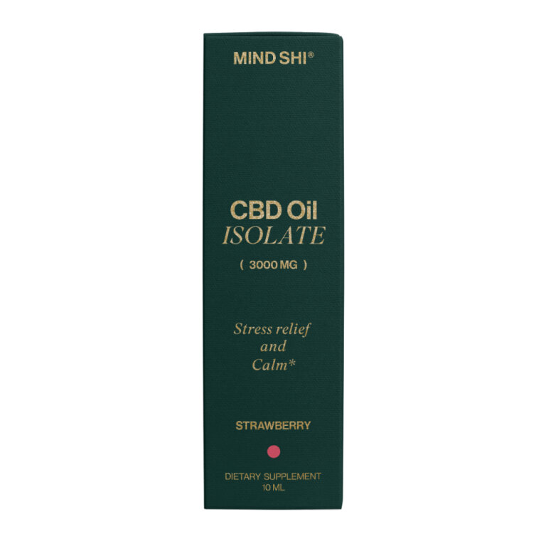 CBD Oil Isolate 3000 mg Strawberry - 10 ml