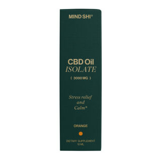 CBD Oil Isolate 3000 mg Orange - 10 ml
