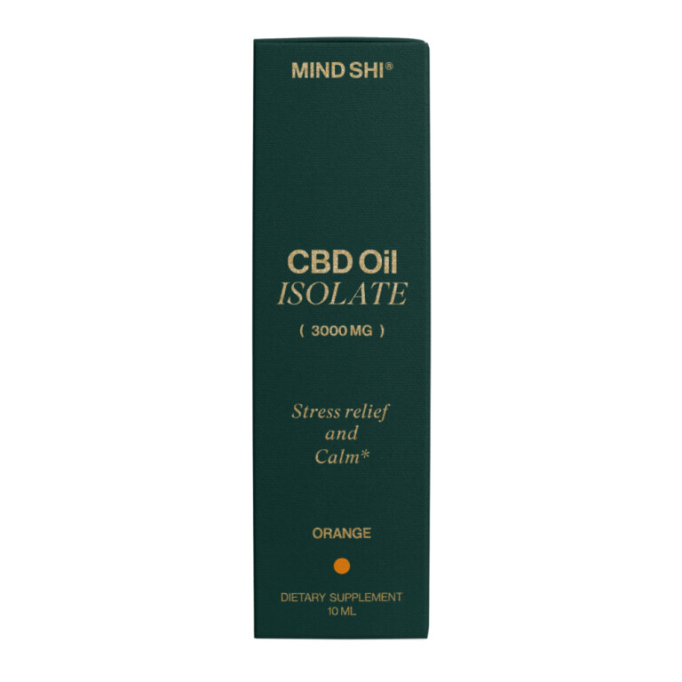 CBD Oil Isolate 3000 mg Orange - 10 ml
