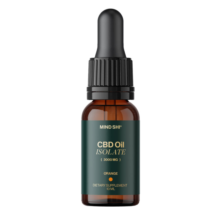 CBD Oil Isolate 3000 mg Orange - 10 ml
