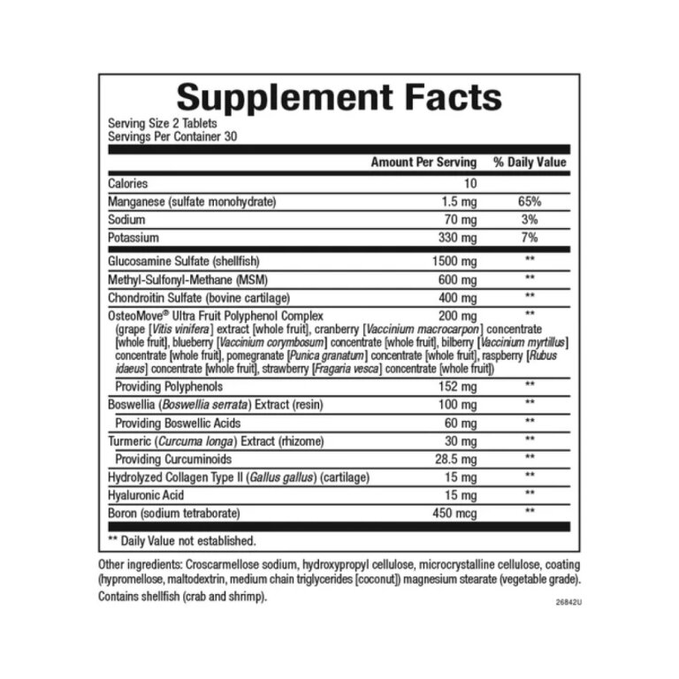 OsteoMove® Extra Strength Joint Care - 60 tabs