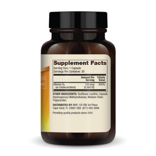 Liposomal Vitamin D3 5000 IU - 30 caps