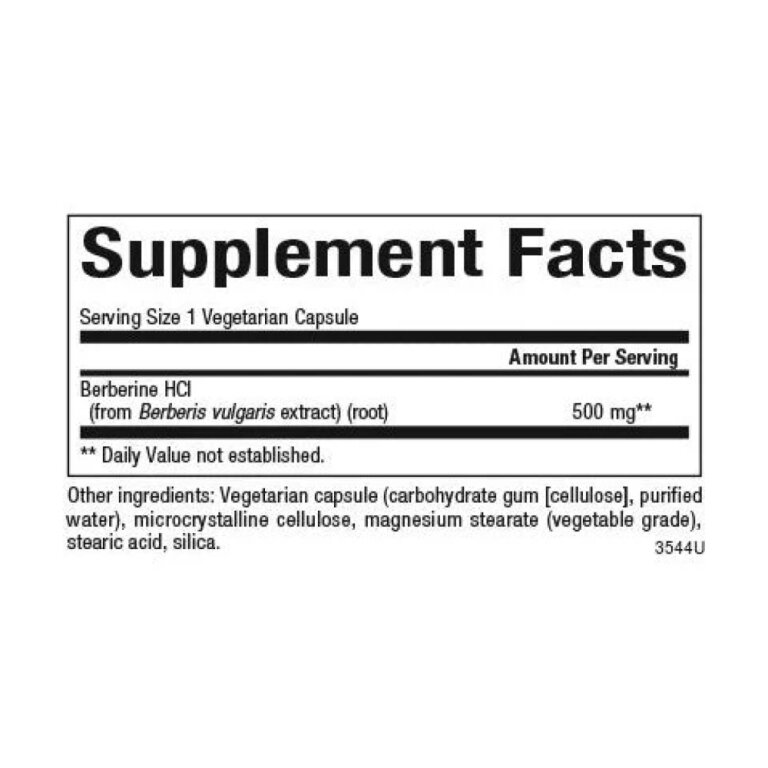 WellBetX Berberine 500mg - 60 vcaps
