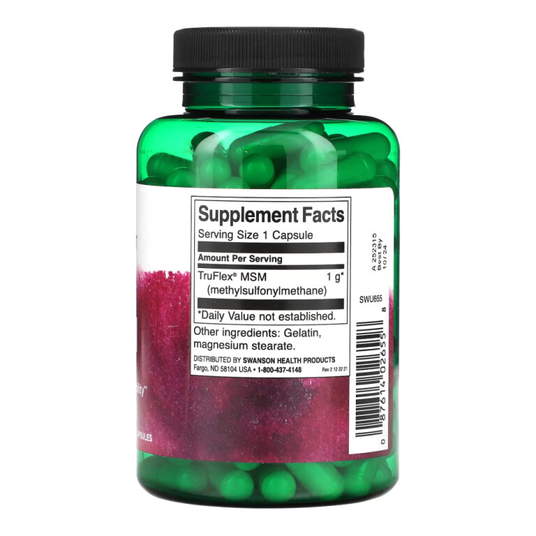 MSM 1000mg - 120 caps