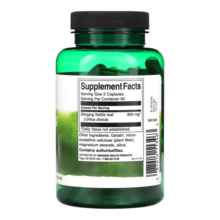 Stinging Nettle Leaf 400mg - 120 caps