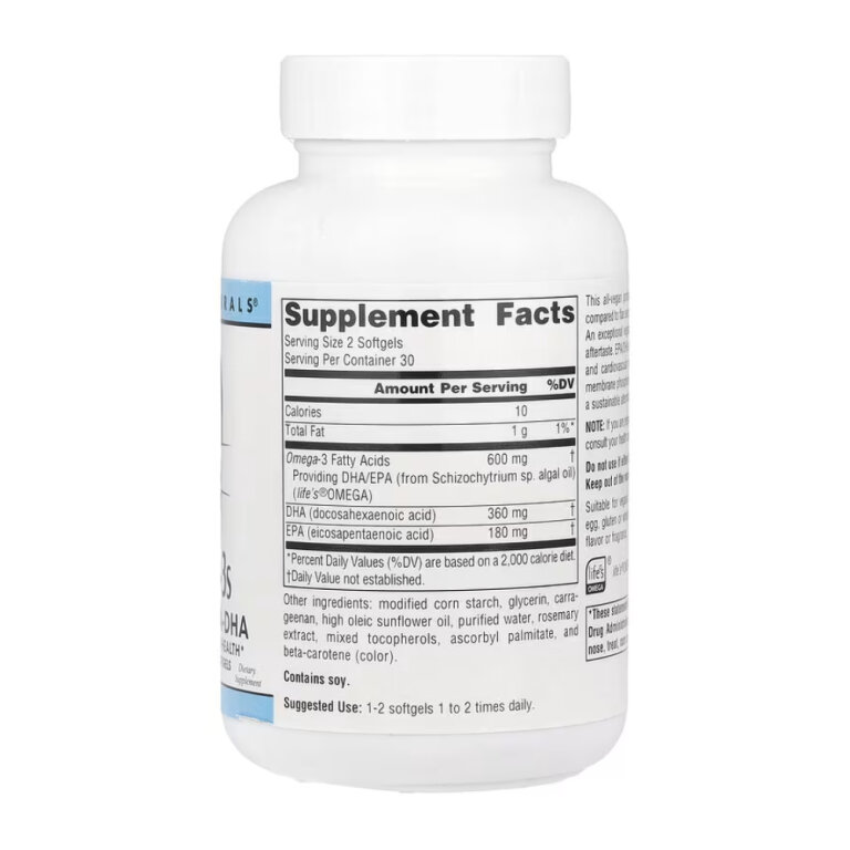 Vegan Omega-3s EPA-DHA 300mg - 60 softgels