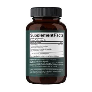 Chaga Mushroom 1000 mg - 60 vegcaps