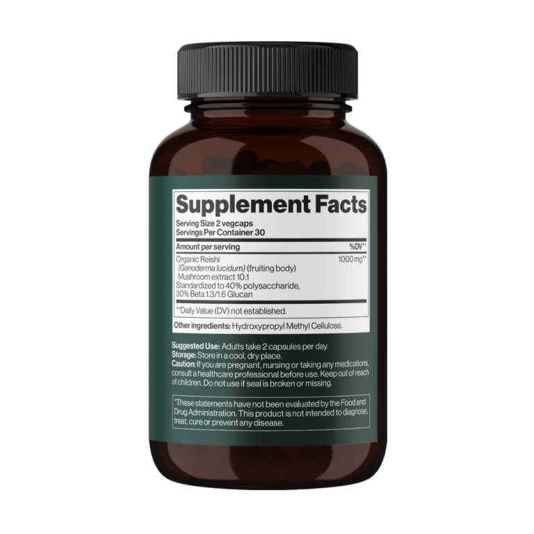 Reishi Mushroom 1000 mg - 60 vegcaps