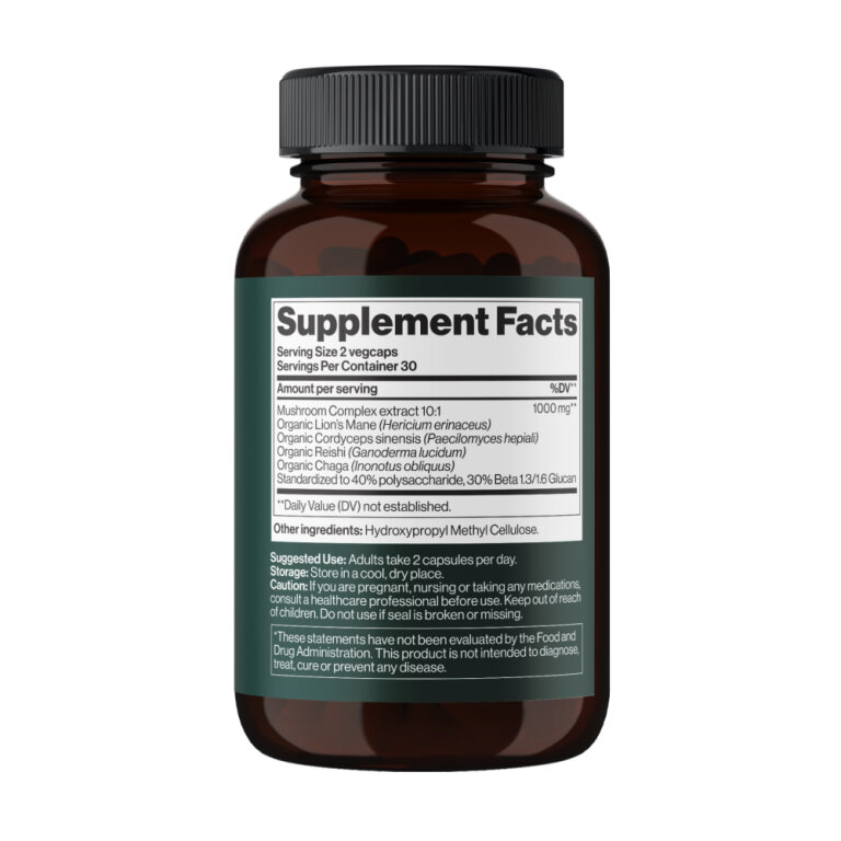 4Mushroom Complex 1000 mg - 60 vegcaps