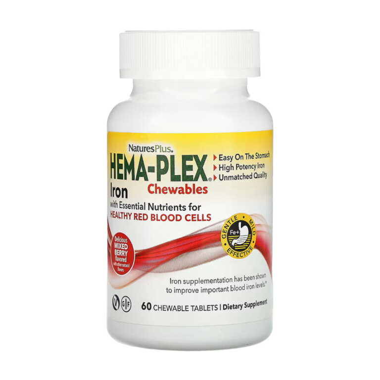 Hema-Plex - 60 chewable tabs