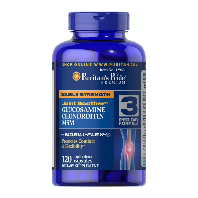 Double Strength Glucosamine, Chondroitin & MSM Joint Soother® - 120 tabs