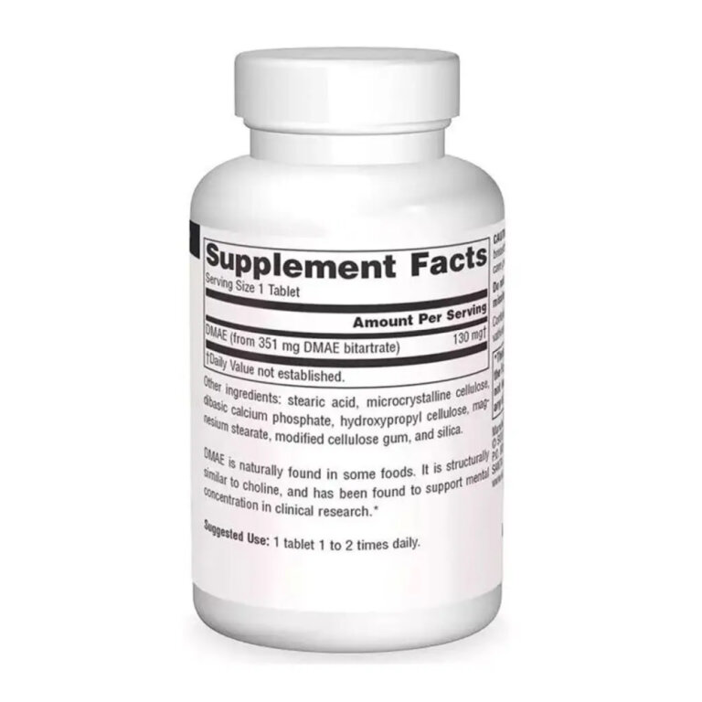 DMAE 351mg - 50 tabs