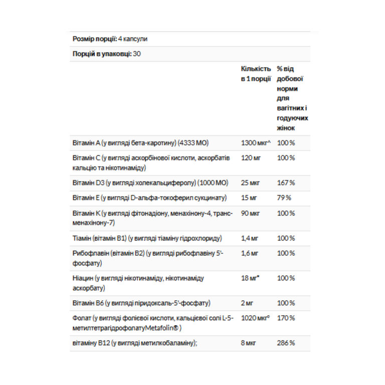Prenatal Advantage - 120 easy-to-swallow softgels