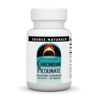 Chromium Picolinate 200 mcg Yeast Free - 60 tabs