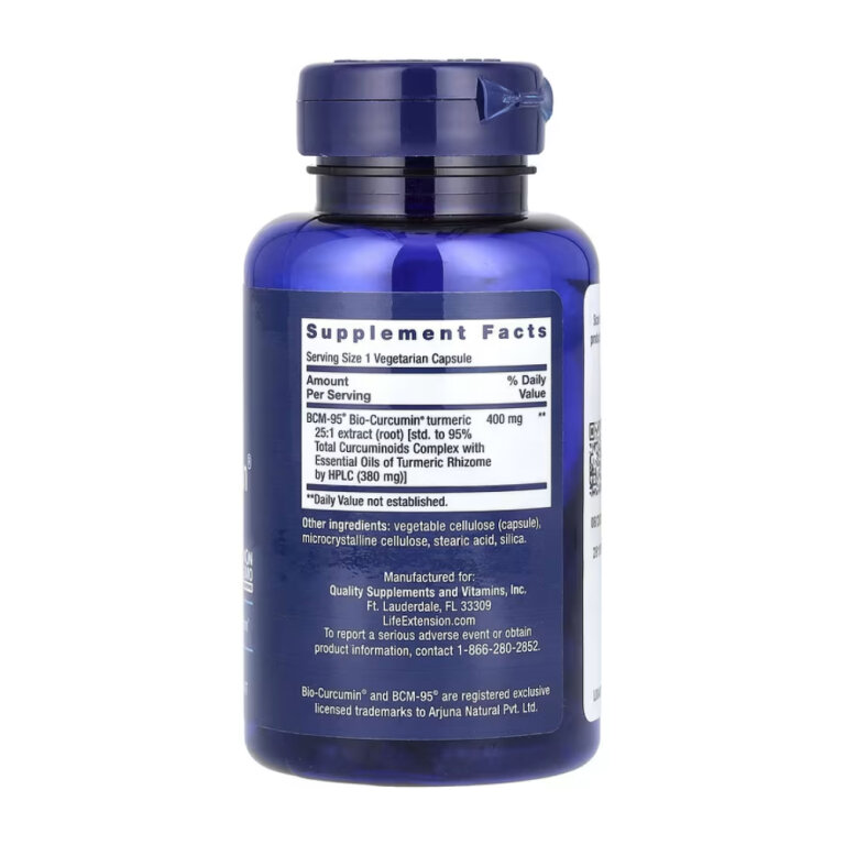 Super Bio-Curcumin® Turmeric Extract 400 mg - 60 vcaps