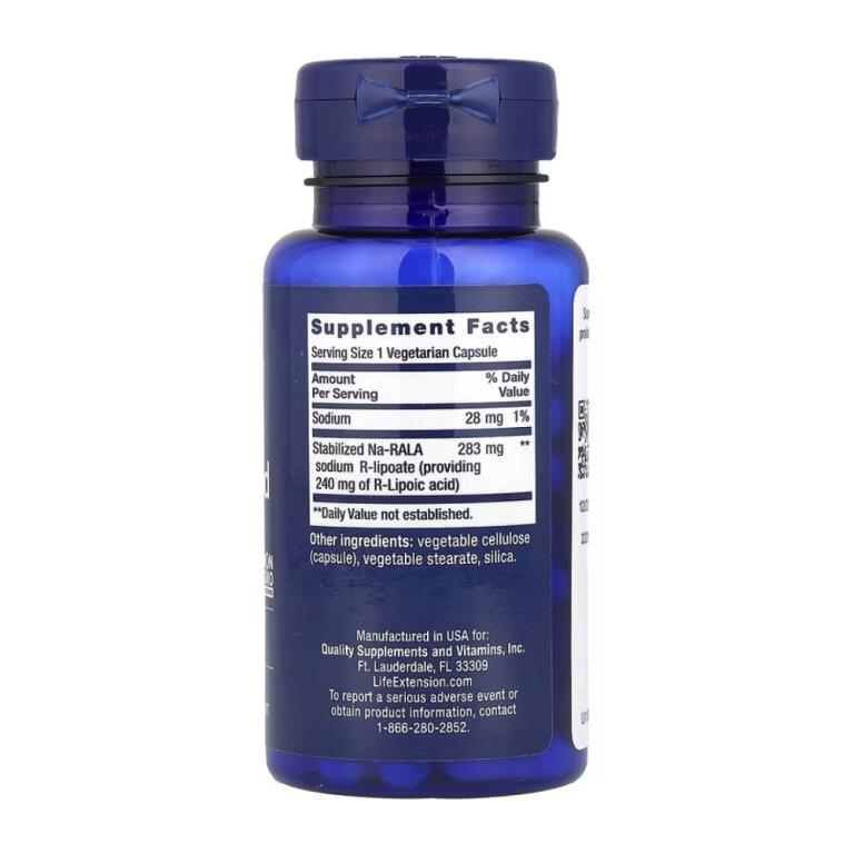 Super R-Lipoic Acid 240 mg - 60 vcaps