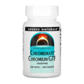 ChromeMate® Chromium GTF 200 mcg, Yeast Free - 240 tabs