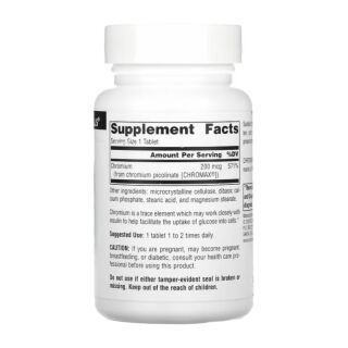 Chromium Picolinate 200 mcg, Yeast Free - 240 tabs