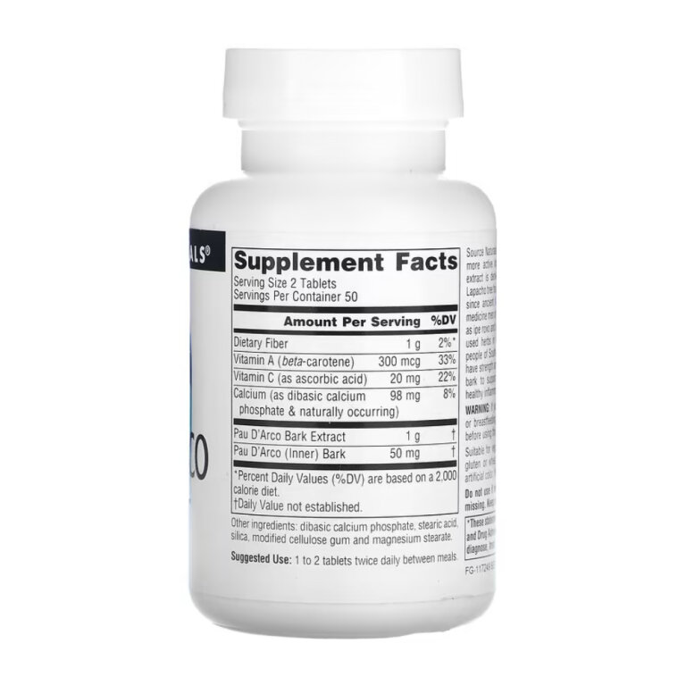 Pau D'Arco Extract 500mg - 100 tabs