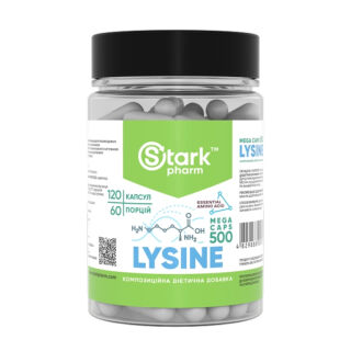 Lysine Mega caps 500mg - 120 caps