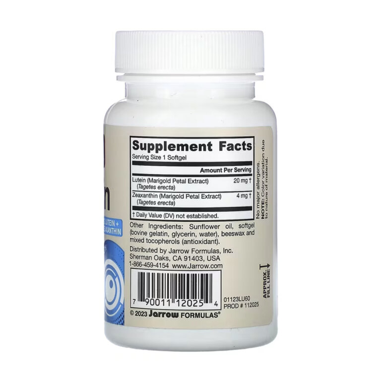 Lutein 20mg - 60 softgels