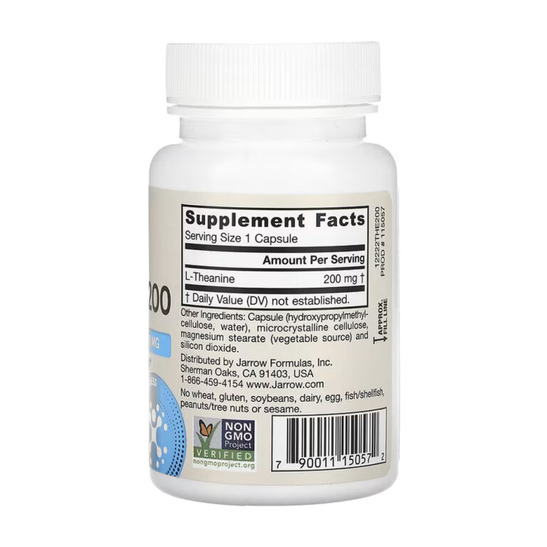 Theanine 200mg - 60 vcaps