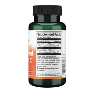 Liposomal Vitamin C - High Bioavailability 1000 mg - 60 tabs